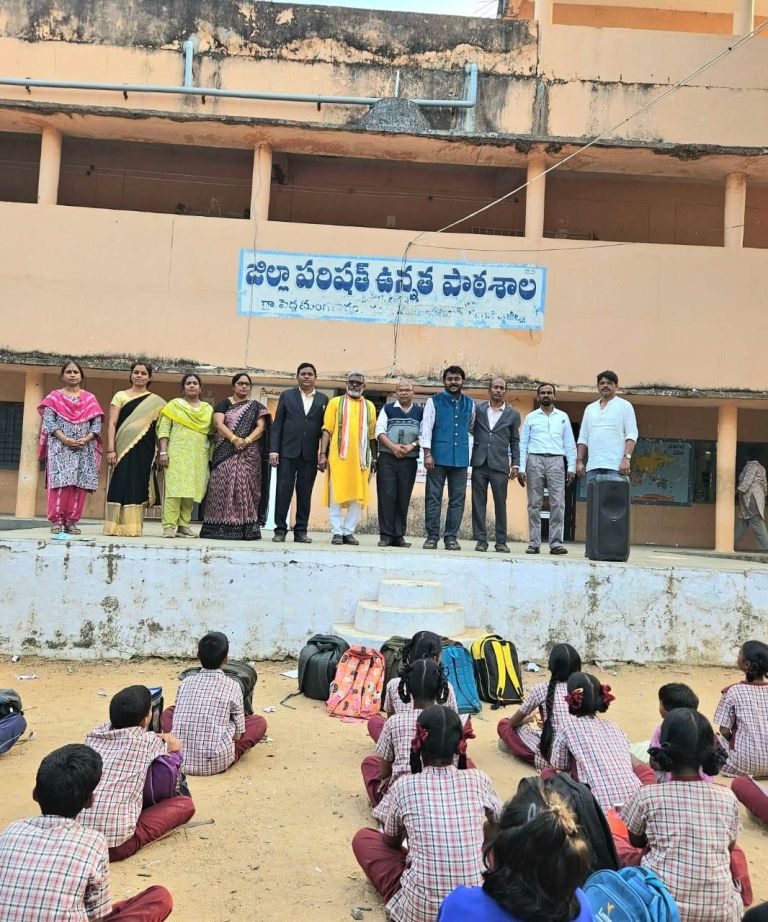 Empowering Champions: “Aap Bado Desh Ko Badhao” Revolution at ZPHS Peddamangalaram, Moinabad Mandal